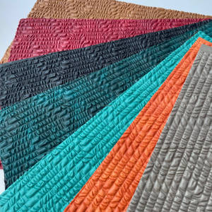 Customized Embossed Two-Tone PVC Synthetic Leather