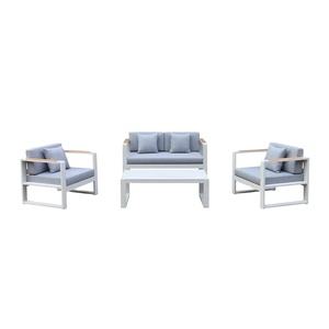 Modern Design Aluminum outdoor sofa Garden Furniture for Contract Porgram