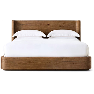 Modern Design Interior Furniture Home Bedroom Solid Wood Bed