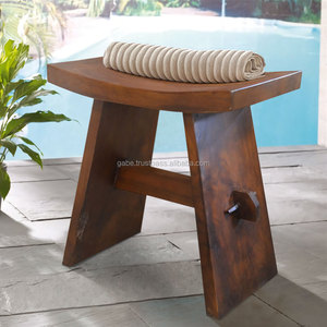 Stool SHOGUN JAPAN Solid Teak Wood Furniture