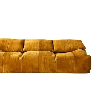 Italian-style Light Luxury High Quality Tufted Modern Three Seat L-Shape Modular Sofa Bed for Apartment