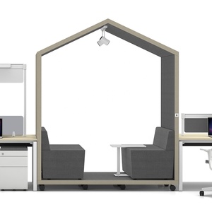 Contract Office Meeting Sofa Set Modular Acoustic Lounge