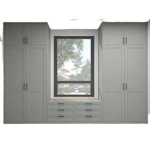 WAYMOVE Custom Wood Wardrobe Closet MDF Particle Board