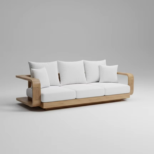 Cassandra Outdoor Teak Wood Sofa Set