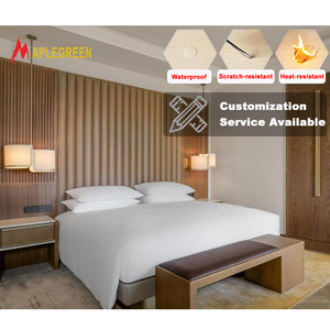 Custom Solid Wood 5 Star Hotel Room Furniture Set